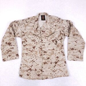 USMC Desert MARPAT Camo Jacket Small Regular Combat Utility Blouse Military
